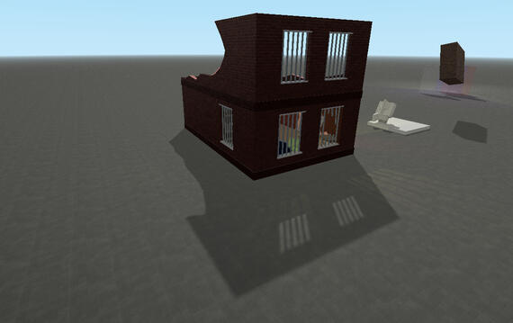 Ruined building